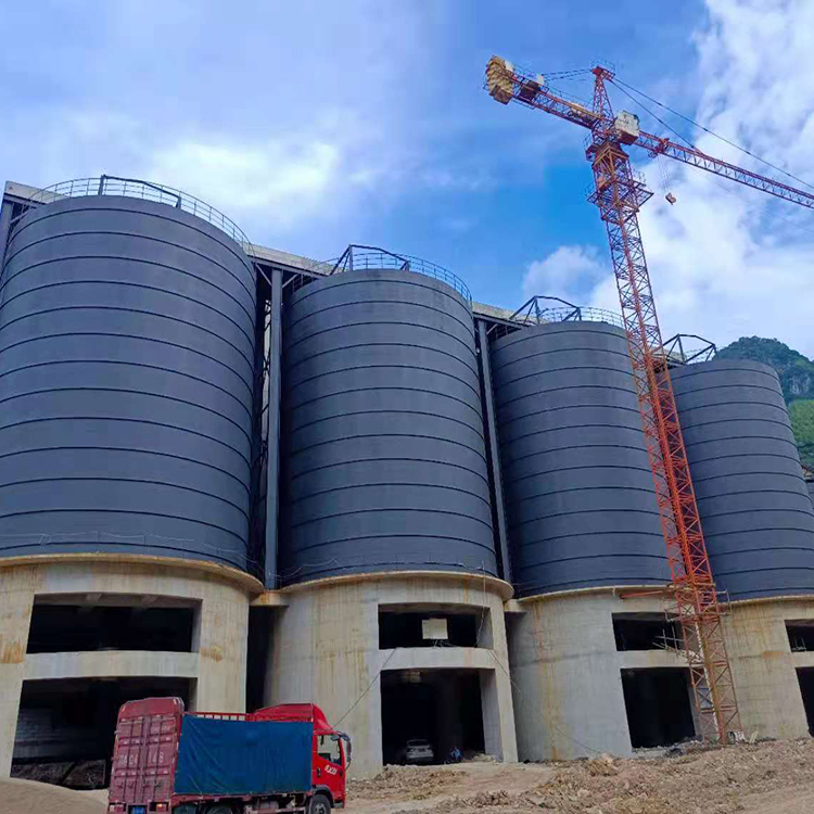 枣庄骨料钢板仓建造施工周期从规划到竣工的每一步